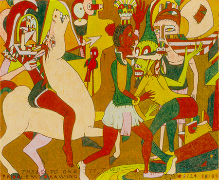 Postmodern political art by contemporary artist Francis Berry, postmodern painter